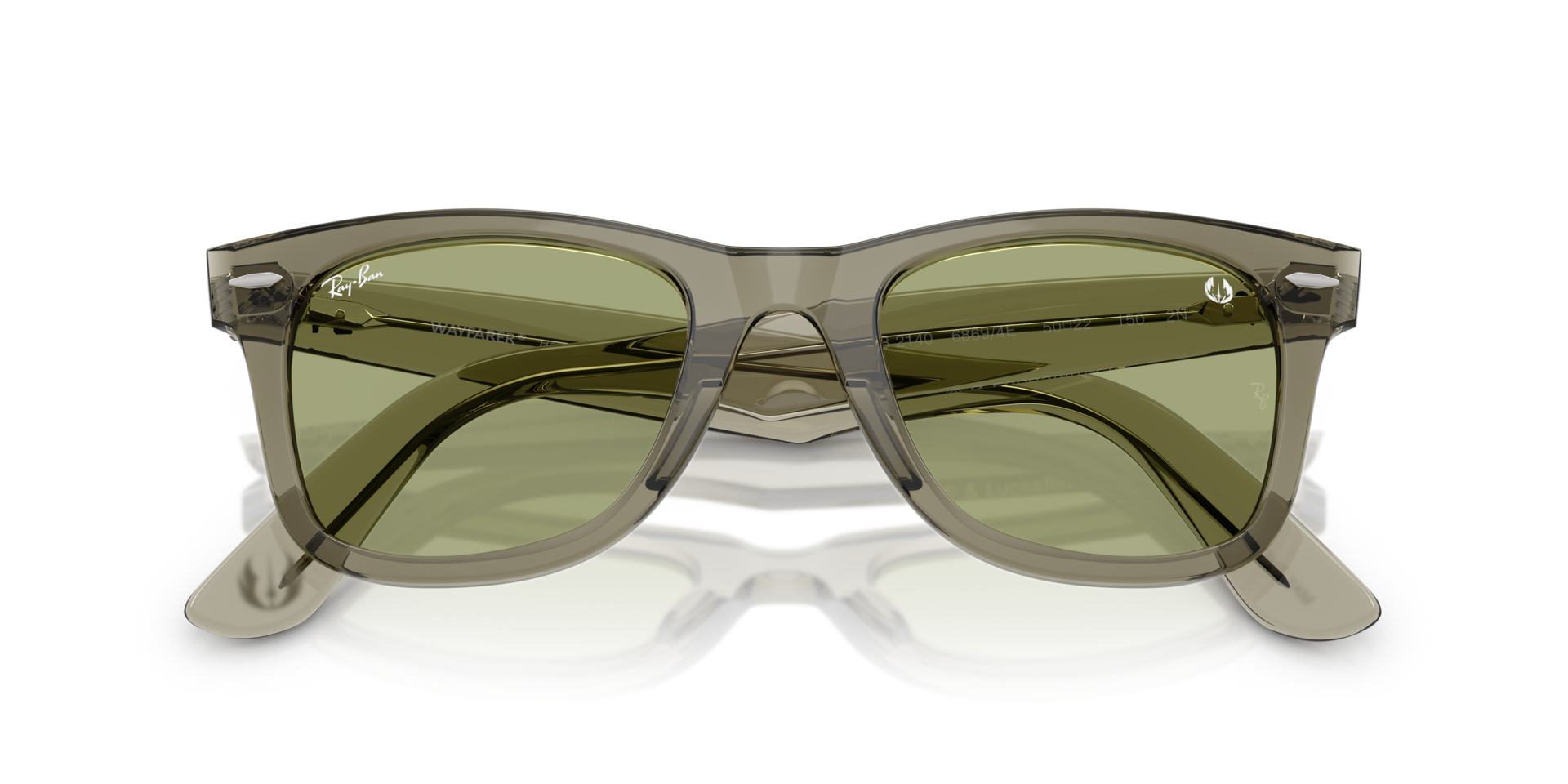 Lunettes de soleil Ray Ban Maître Yoda Wayfarer Star Wars RB 2140